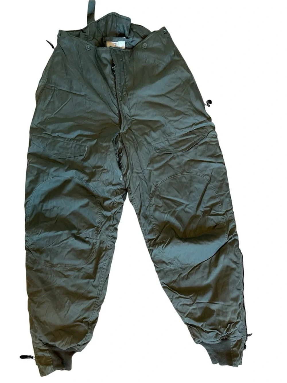 Vintage 1987 USAF Military Extreme Cold Weather Trousers Pants Type F-1B Size 34